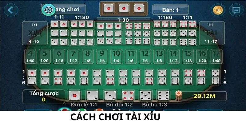 cách chơi tài xỉu thumb